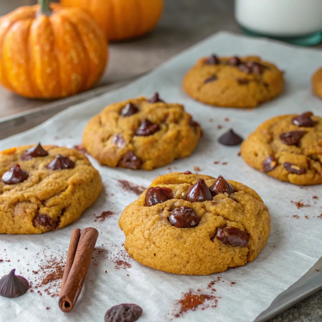 Pumpkin Chocolate Chip Cookies Recipe
