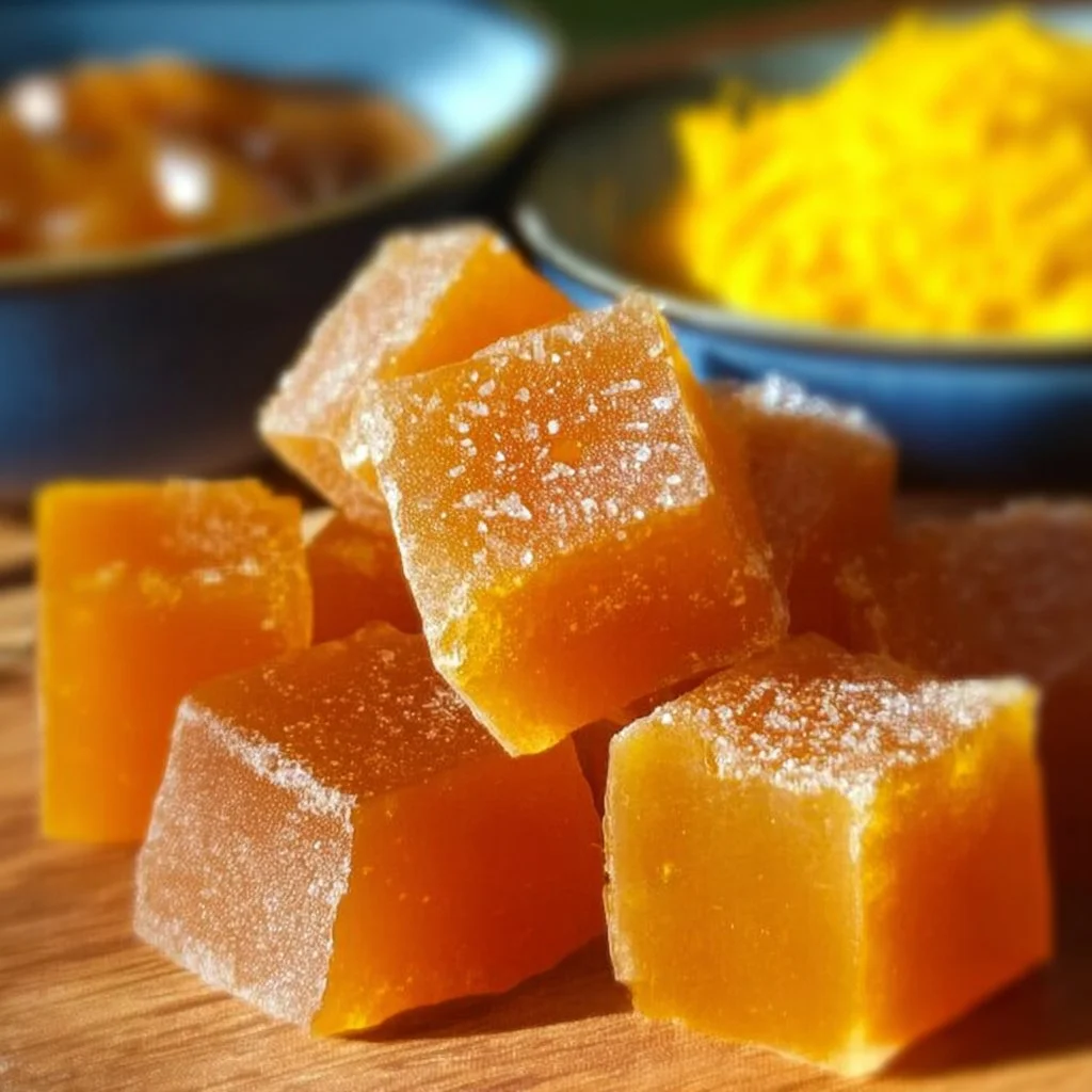 Healthy lemon turmeric gummies for wellness, sugar-free and delicious.