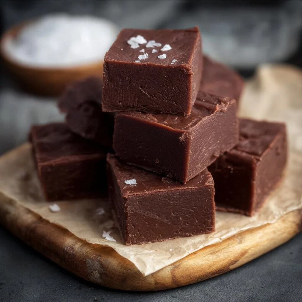 Delicious homemade chocolate fudge with a smooth texture and rich flavor
