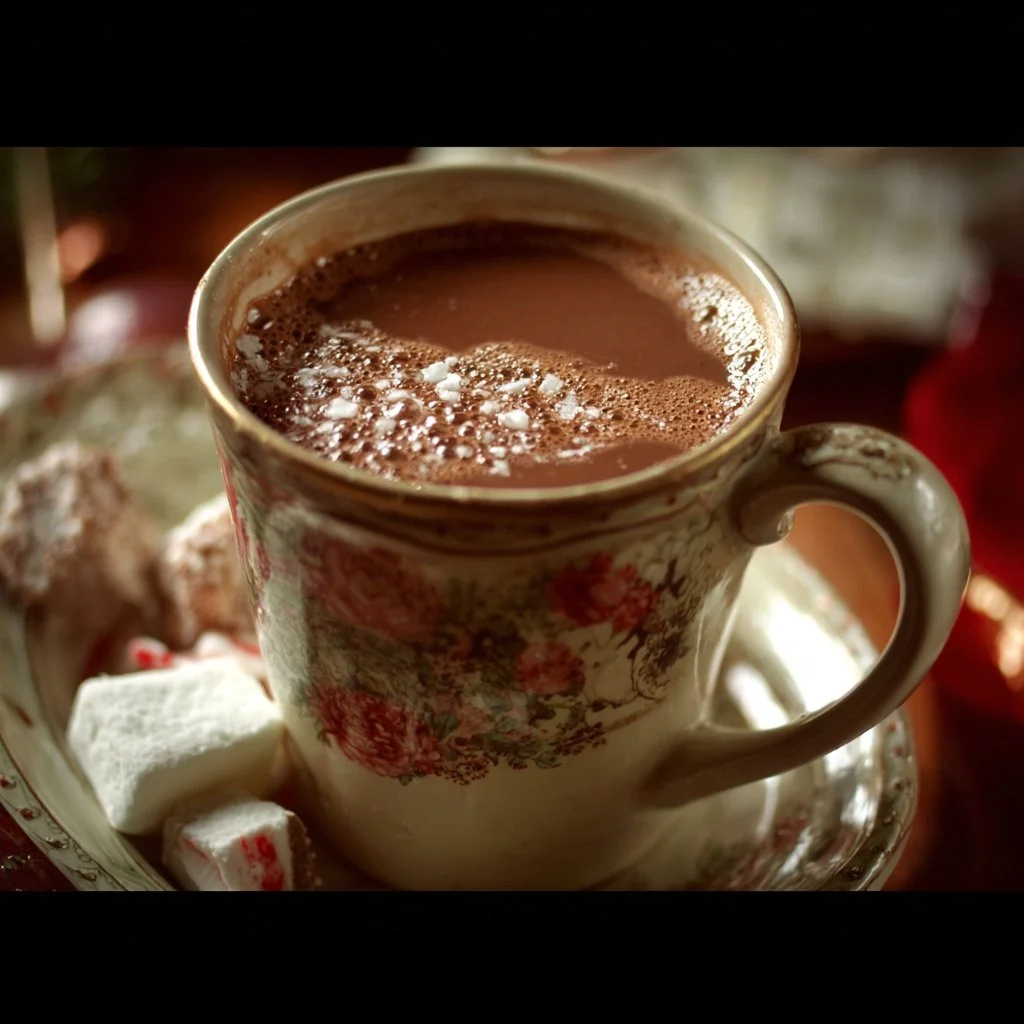 Delicious hot chocolate inspired by Judy from The Santa Clause movie.