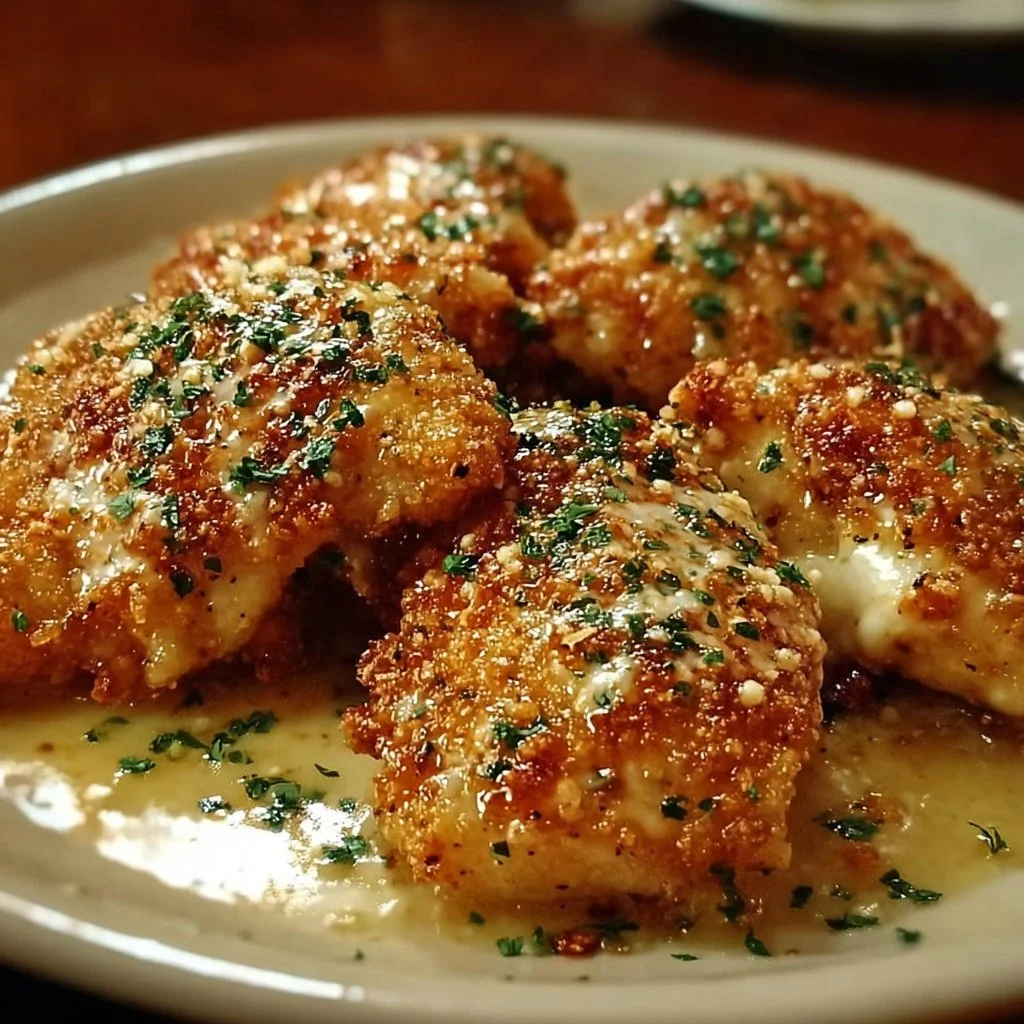 Longhorn Steakhouse Parmesan Chicken served with sides