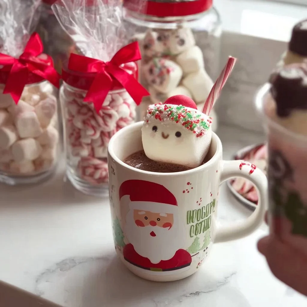 Milk chocolate peppermint treats in festive packaging