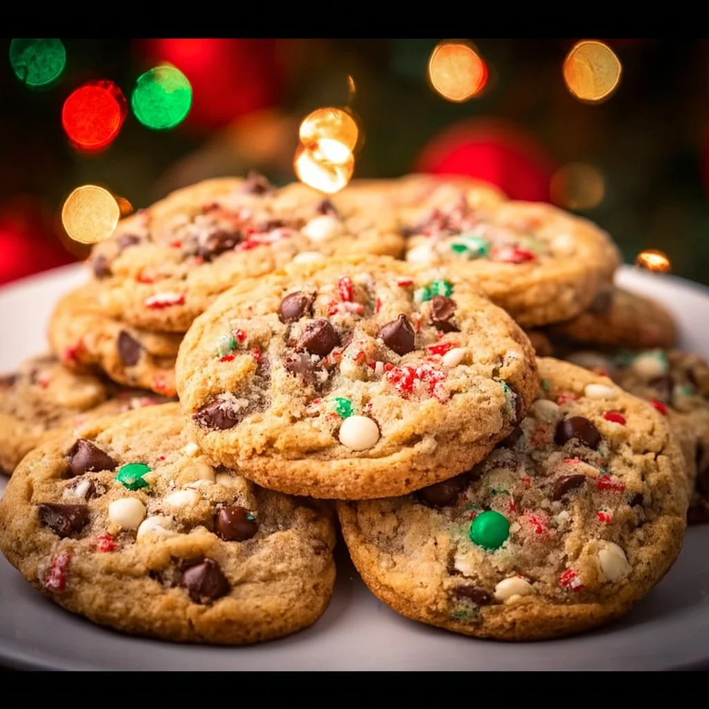 A plate of Santa's favorite cookies ready for Christmas