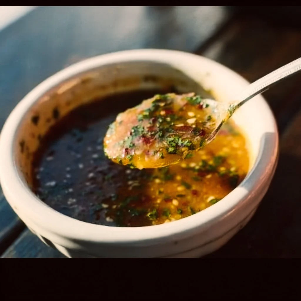 Delicious steak dipping sauce for enhancing grilled steak flavors.