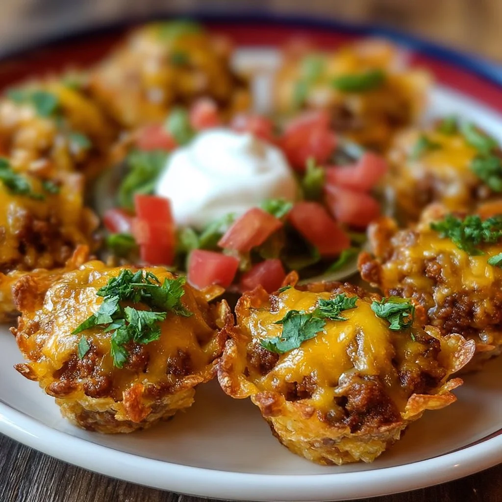 Delicious Taco Ranch Bites served on a plate, ideal for parties and snacks