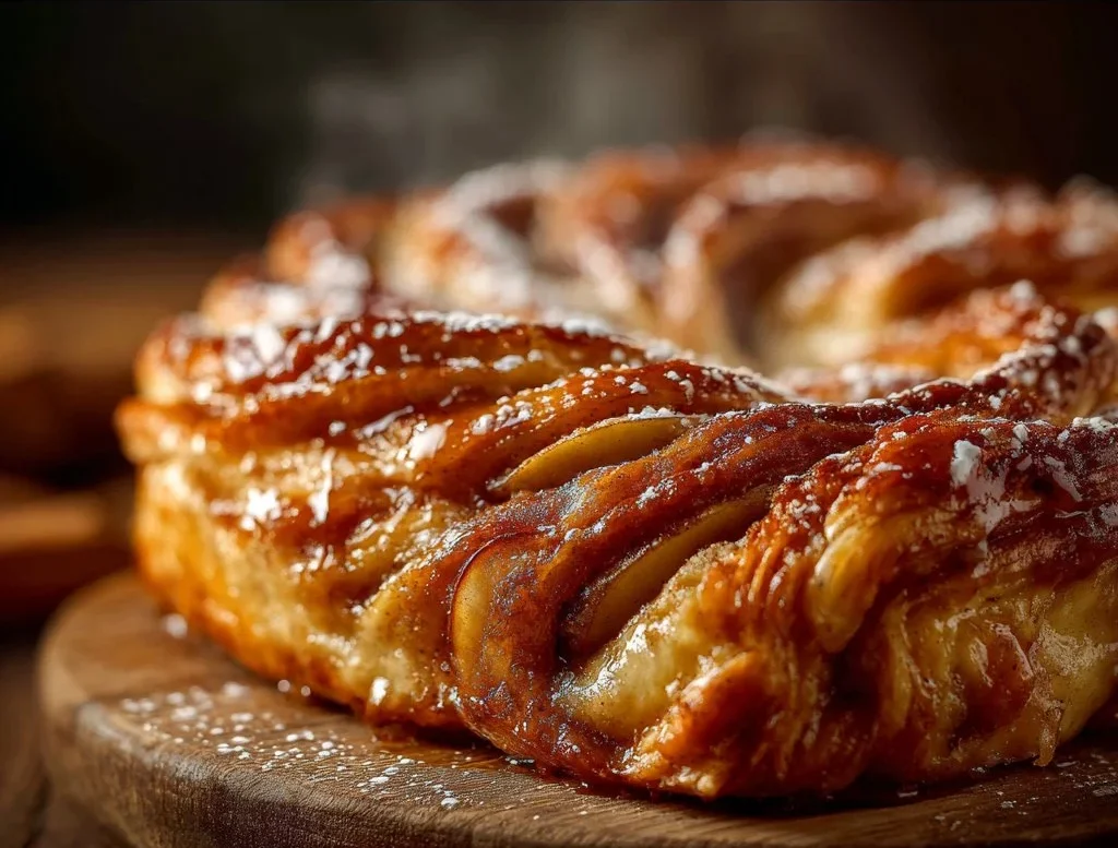 Delicious Wisconsin Apple Kringle, a perfect sweet treat for any occasion.
