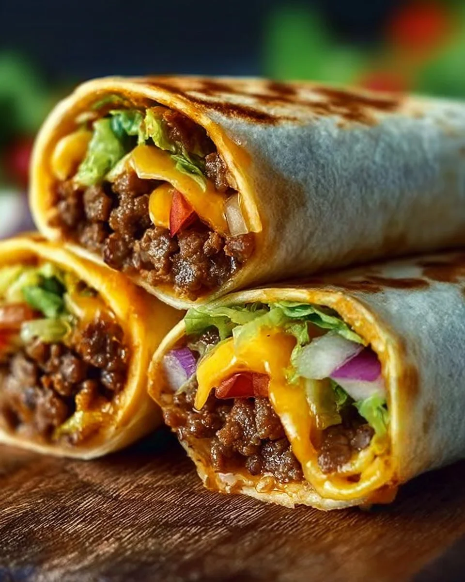 Delicious Big Mac Wraps served on a plate for a healthy meal option