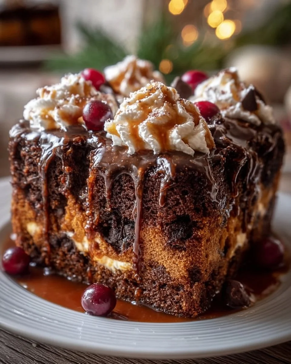 A variety of easy Christmas desserts for a crowd on a festive table