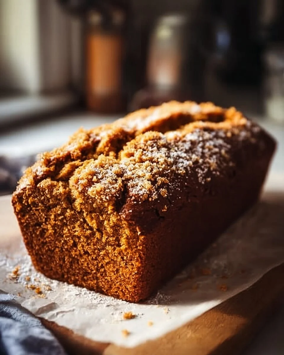 Sliced easy pumpkin bread on a wooden cutting board