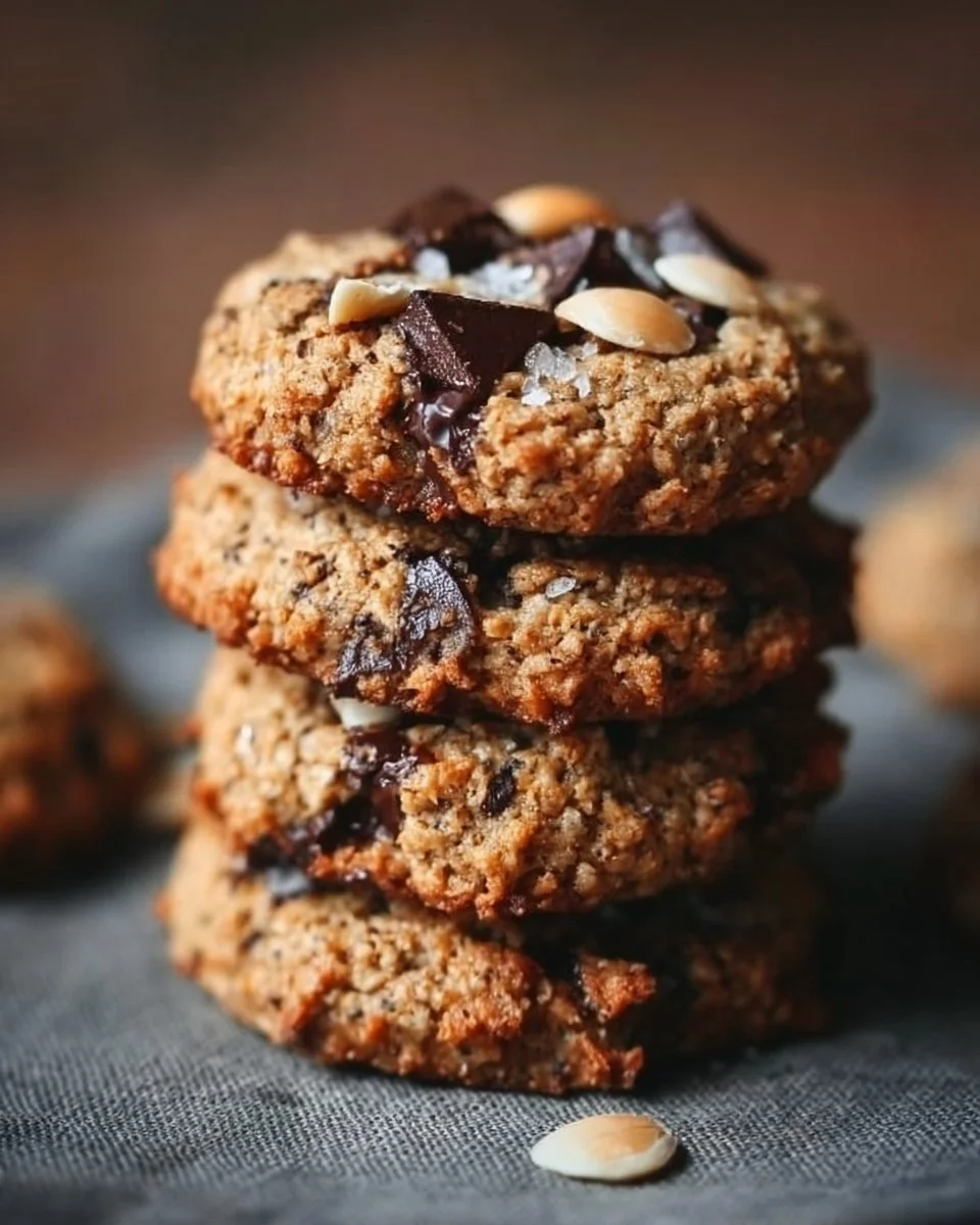Healthy guilt-free cookies with nutritious ingredients for a wholesome snack