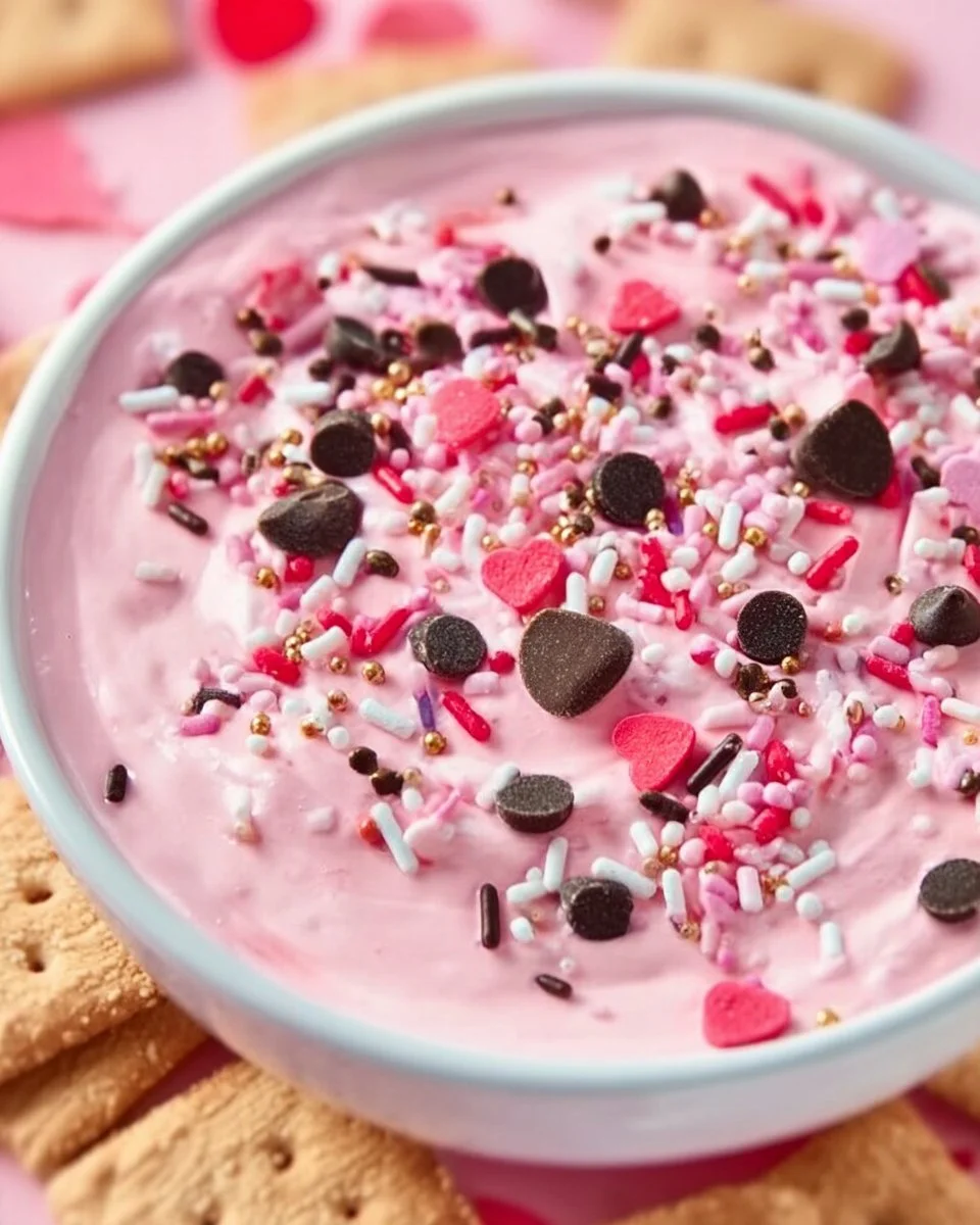 A delicious Pink Booty Dip served in a vibrant bowl with fresh ingredients