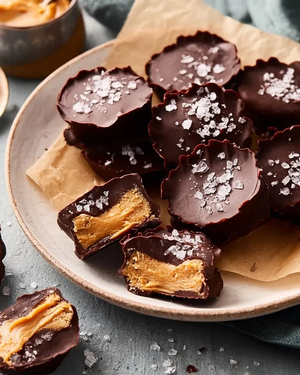 Crunchy peanut butter frozen yogurt bites served in a bowl with toppings