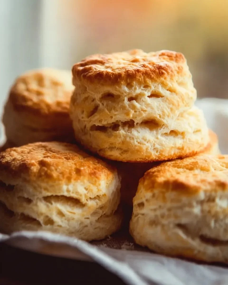 Freshly baked easy homemade biscuits on a cooling rack