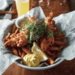 Delicious fish and chips served at Nomad Fish and Chips