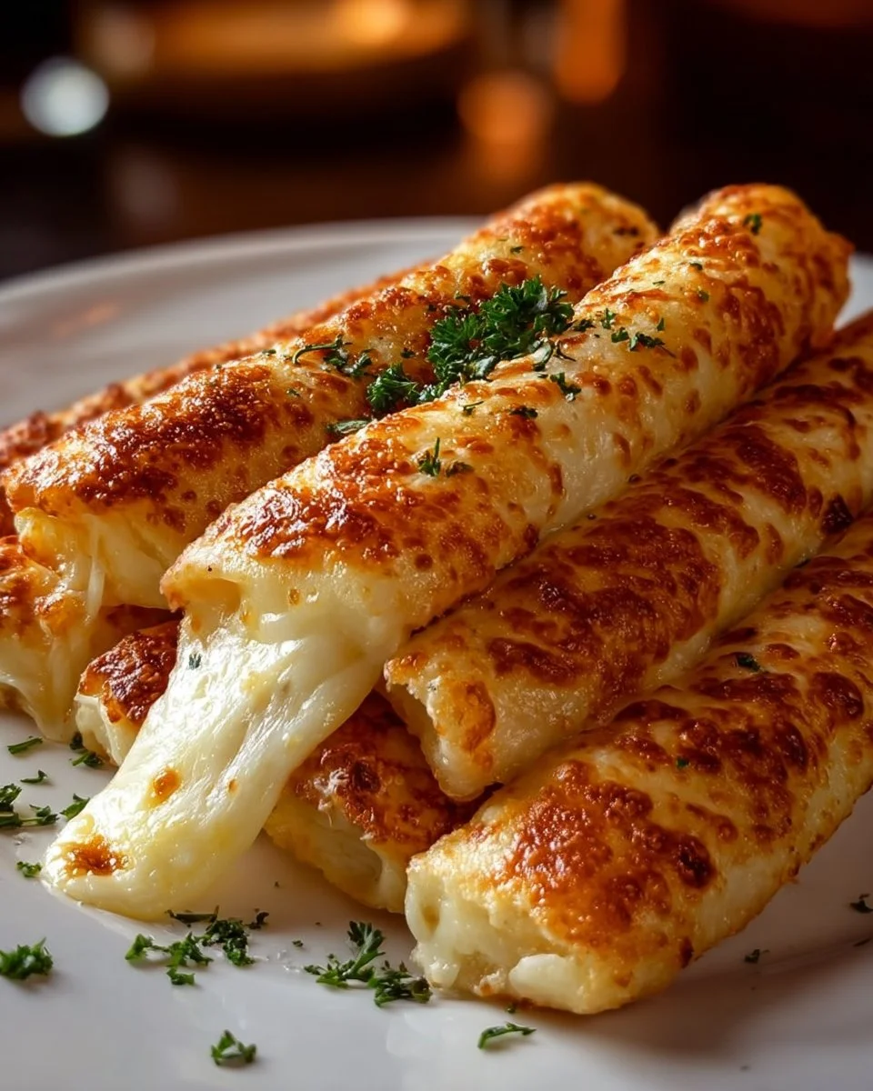 Homemade cheese sticks inspired by Pizza Hut recipe, golden and cheesy.