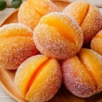 Italian peach cookies baked to perfection with vibrant peach flavor.
