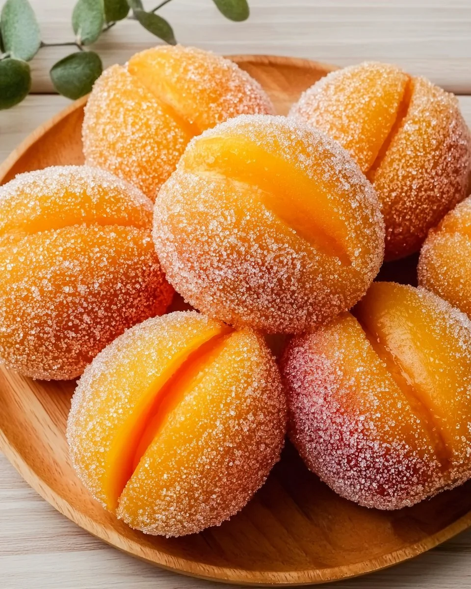 Italian peach cookies baked to perfection with vibrant peach flavor.