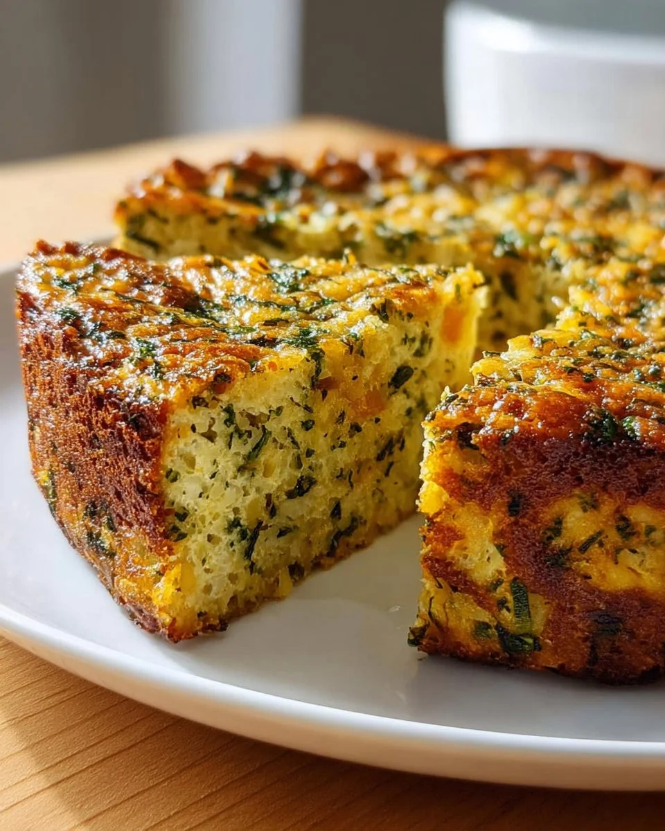 Quinoa lentil spinach casserole dish served in a bowl.